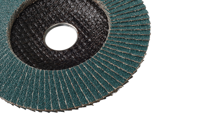 Круг зачистной лепестковый ЦИРКОНИЕВЫЙ, конический 125х22, зерно 60, Hanskonner