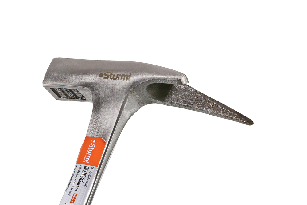 Молоток кровельщика цельнокованый, обрезиненная рукоятка, 600 г Sturm!