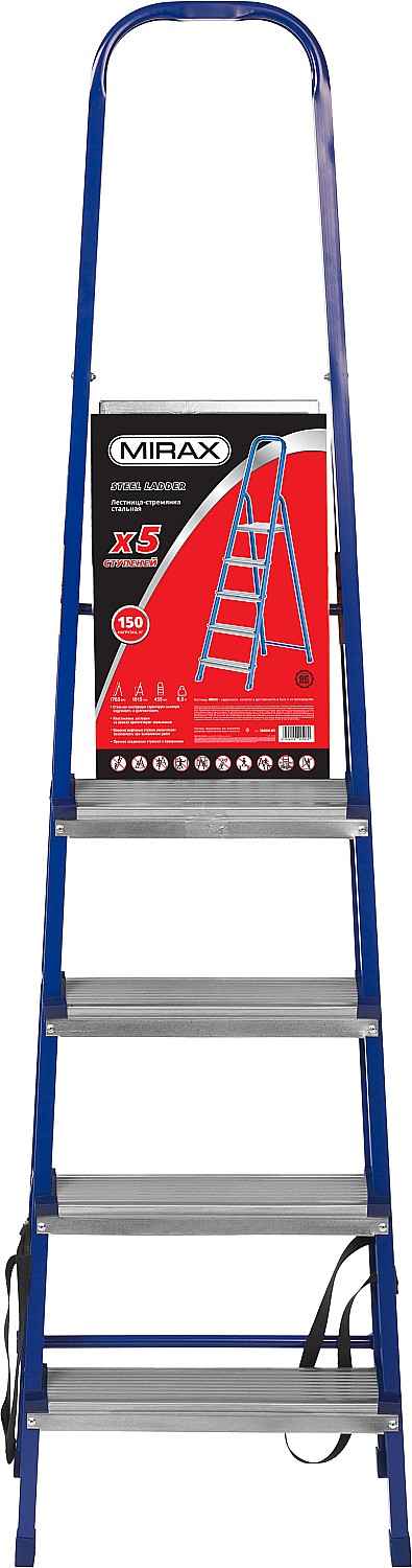 MIRAX 5 ступеней, 101 см, стальная, стремянка (38800-05)