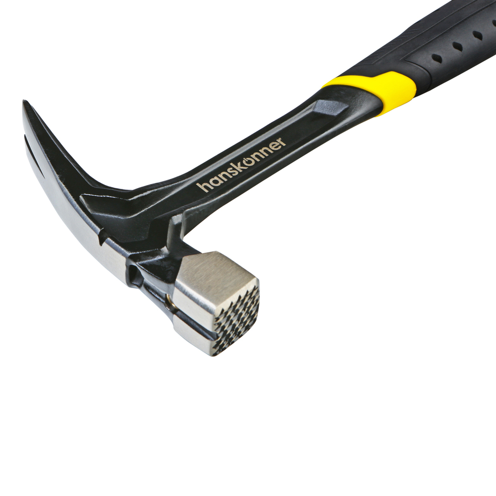 Молоток-гвоздодер, 800г. цельнокованый, Hanskonner