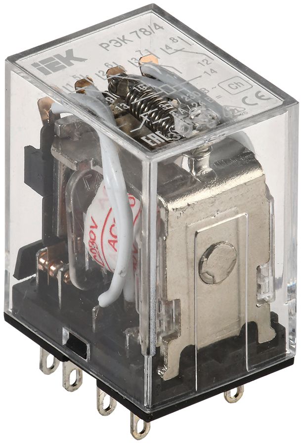 Реле РЭК78/4(MY4) 3А 220В AC IEK