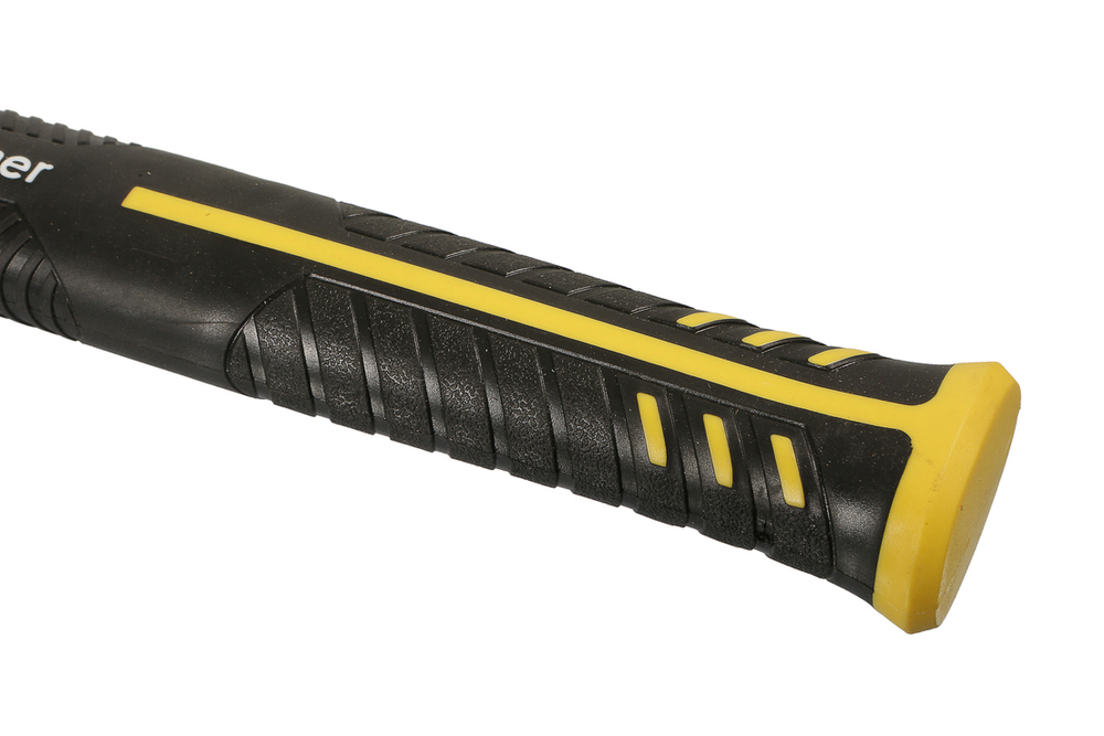 Молоток слесарный, кованый боек, 500 г, фибергласовая рукоятка, Hanskonner