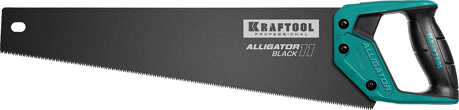 KRAFTOOL Alligator Black 11 450 мм, Ножовка для точного реза (15205-45)