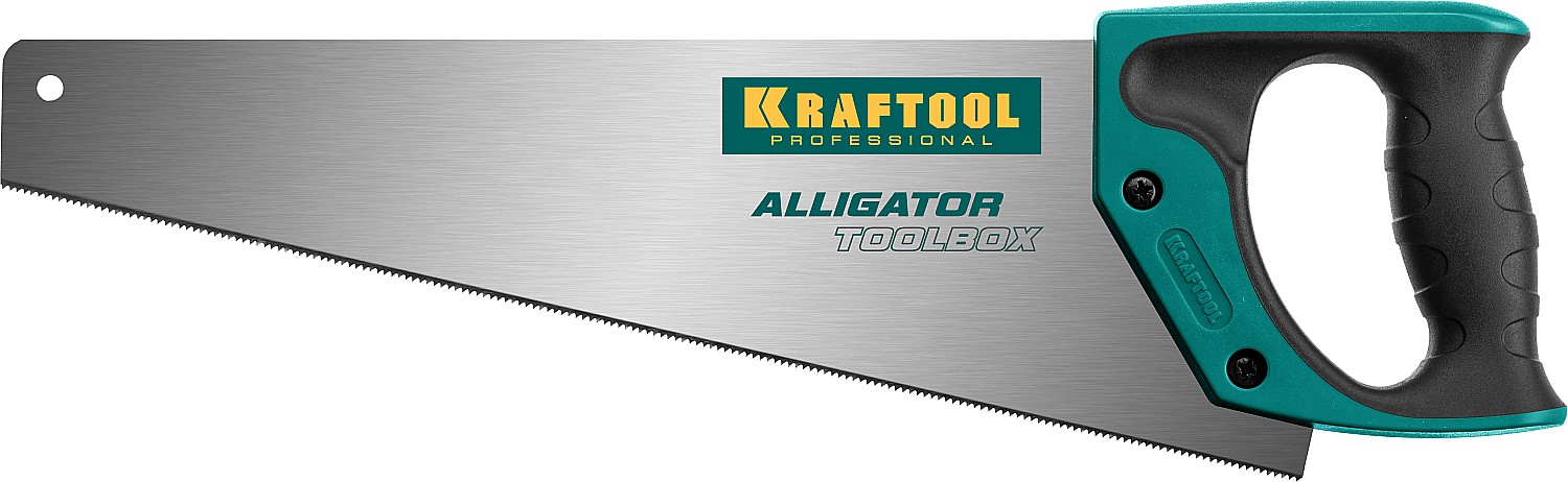 KRAFTOOL Alligator Toolbox 13 350 мм, Ножовка по дереву (15227-35)