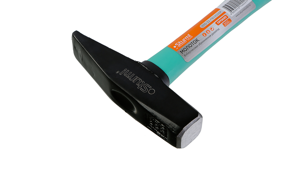 Слесарный молоток,ЗАЩИТА ОТ РАСКОЛА,фибергласс, кованый боек 300гр, Sturm! ПРОМО