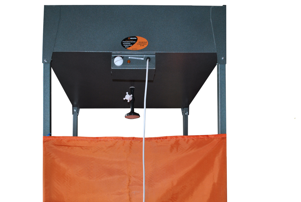 Душ дачный Д-135-П (135л) с подогревом Вихрь