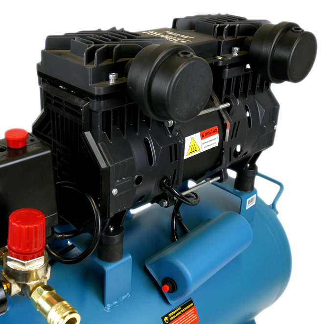 Компрессор безмасляный AC93224OL Sturm! 1,5кВт, 240 л/мин,ресивер 24л., бесшумный, "профи"