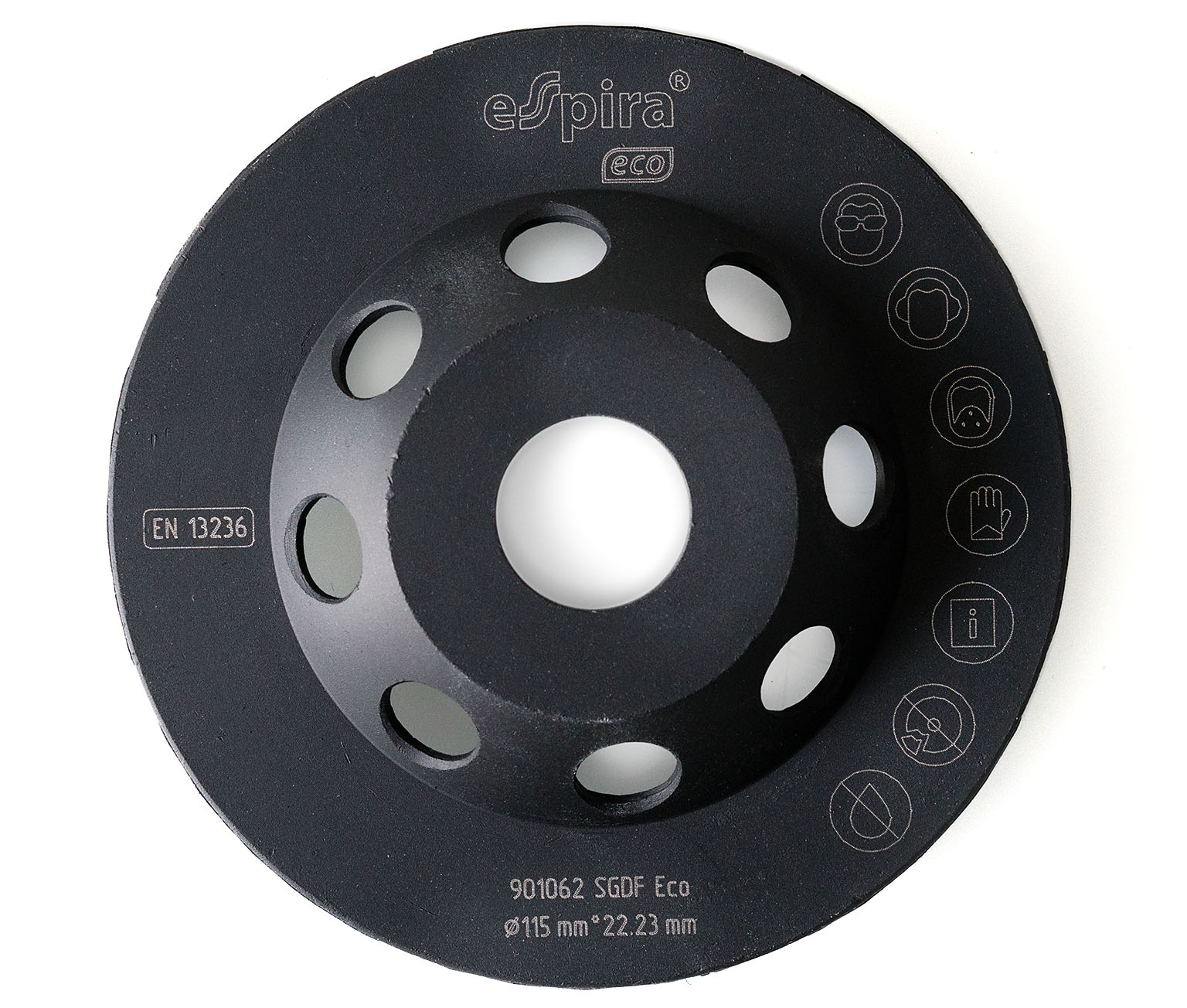 Алмазная чашка Espira SGDF Eco 115*22.23*5.0