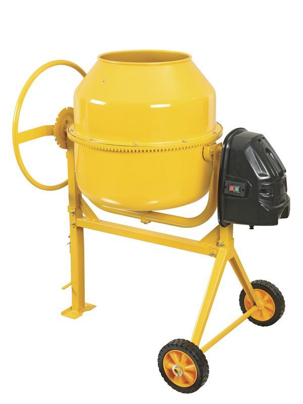 Бетоносмеситель 120 л TOR 74512R 220В (чугунный 
венец)