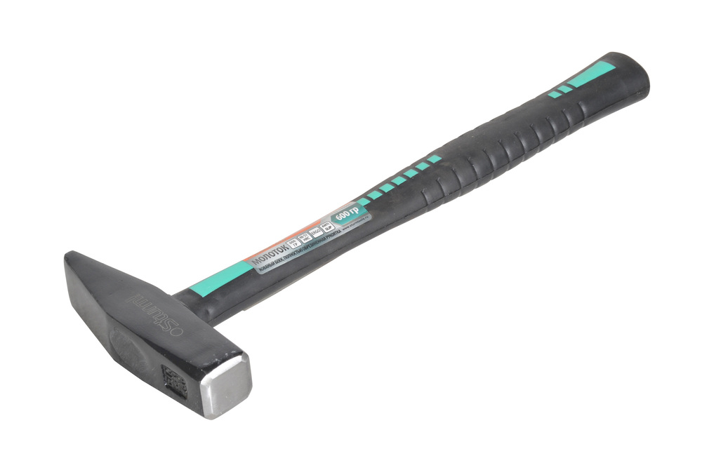 Молоток слесарный, 600 г, кованный боек, фибергласовая рукоятка Sturm!