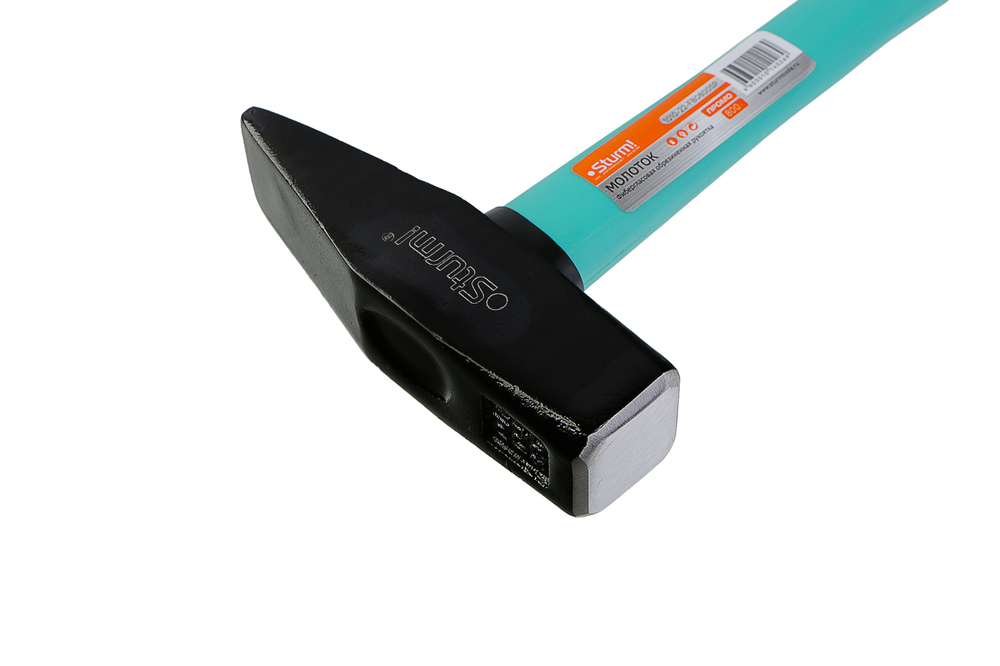 Слесарный молоток,ЗАЩИТА ОТ РАСКОЛА,фибергласс, кован. боек 800гр,Sturm! ПРОМО