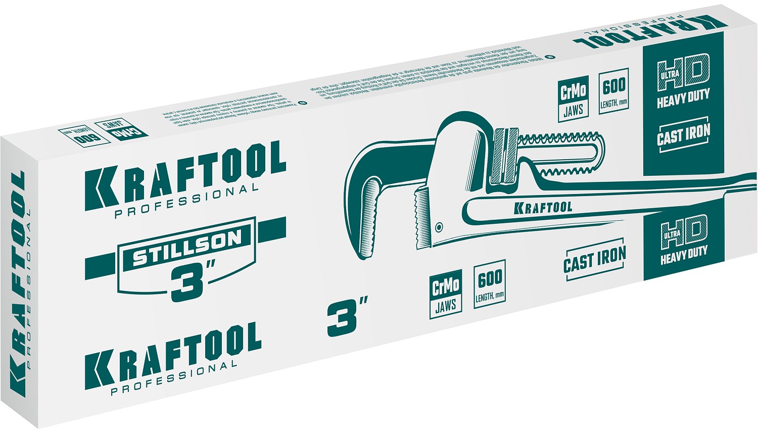 KRAFTOOL STILLSON, 3″, 600 мм, Трубный разводной ключ (2727-60)