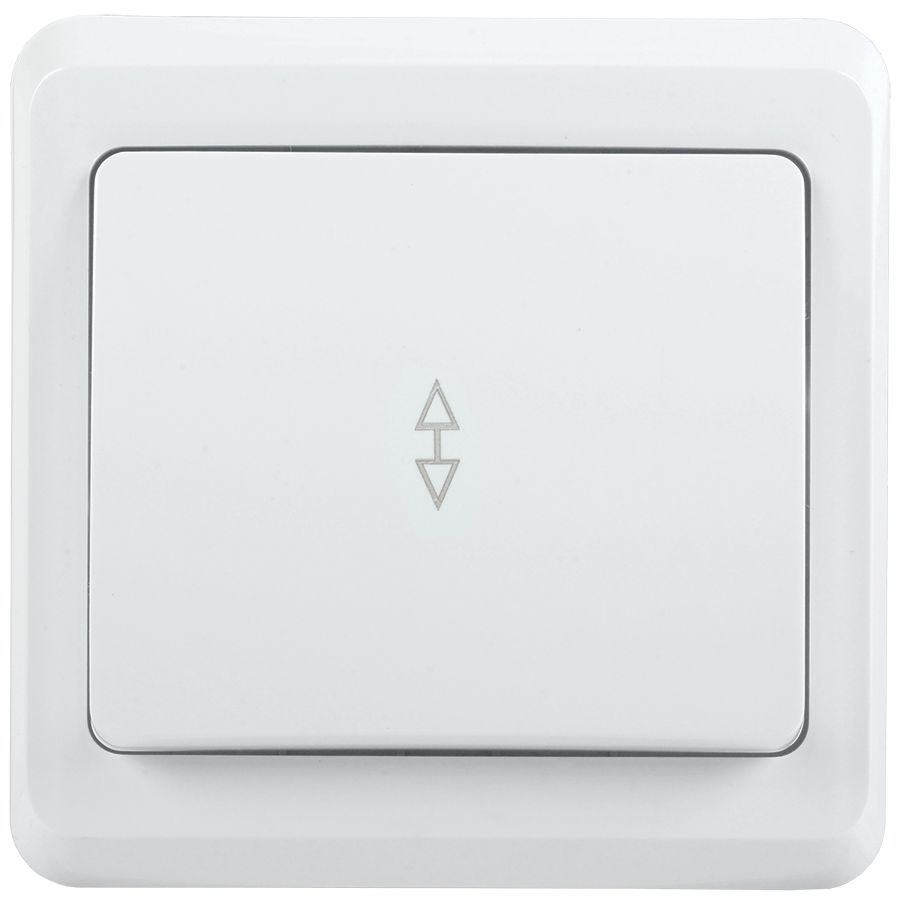 VEGA Выключатель 1-клавишный проходной ВСп10-1-0-ВБ 10А белый IEK