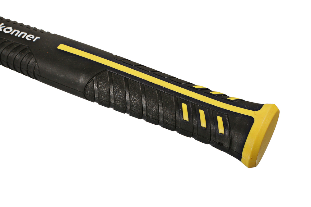 Молоток слесарный, кованый боек, 300 г, фибергласовая рукоятка, Hanskonner