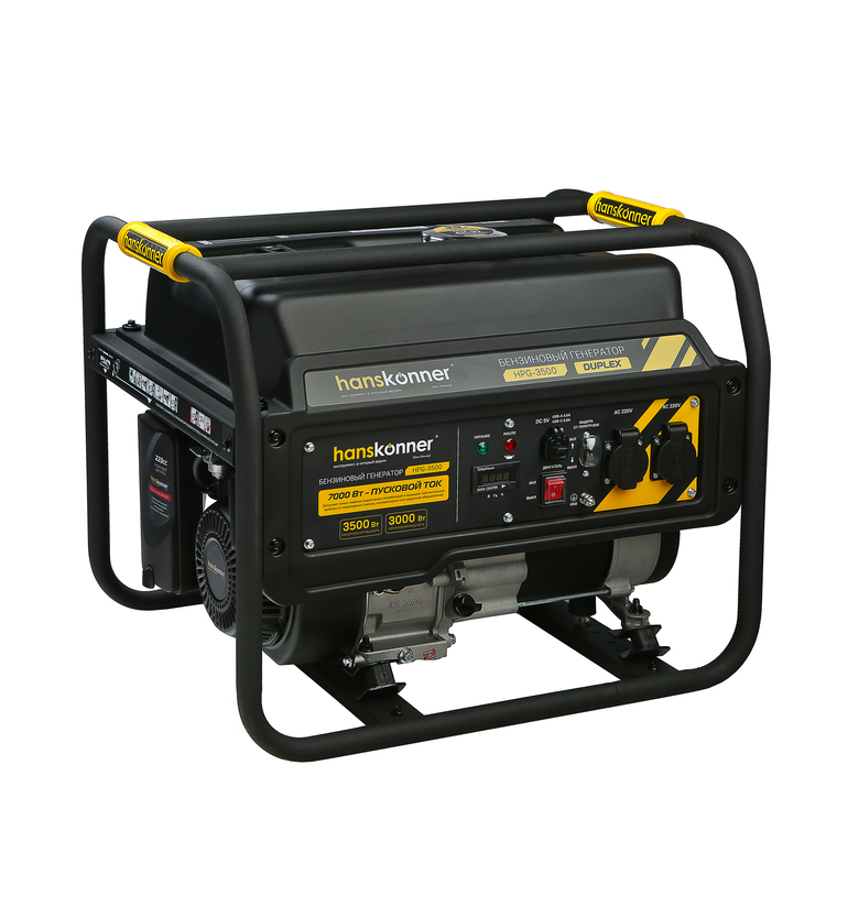 HPG-3500 Бензогенератор Hanskonner 3.5кВт