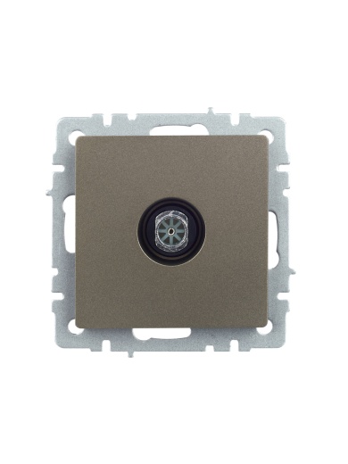 BRITE Розетка TV оконечная РТВ11-0-БрШ шампань IEK