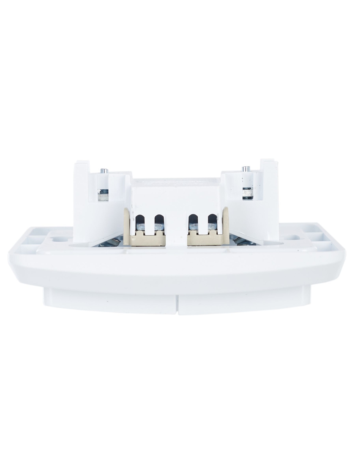 VEGA Выключатель 2-клавишный ВС10-2-0-ВБ 10А белый IEK