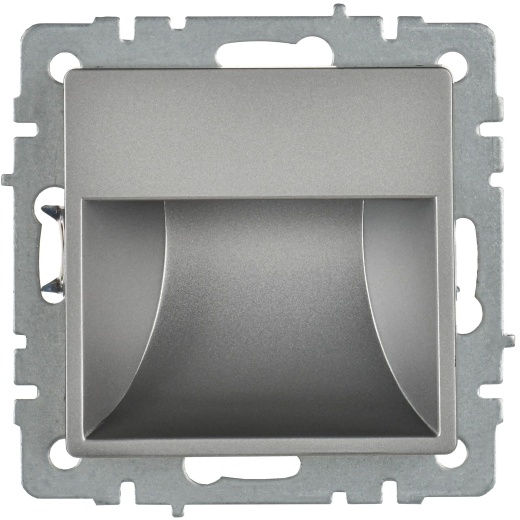 BRITE Подсветка светодиодная встраиваемая ПЛ20-БрС сталь IEK