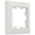 BRITE Рамка 1-местная РУ-1-Бр белый/белый IEK