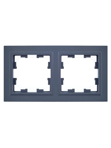 BRITE Рамка 2-местная IP44 РУ-2-БрМ-44 маренго IEK