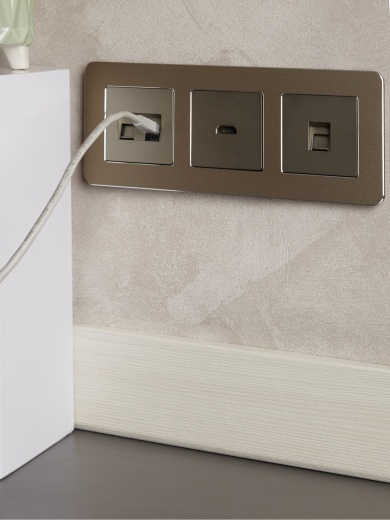 BRITE Розетка HDMI РHDMI-0-БрШ шампань IEK