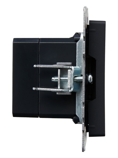 BRITE Розетка USB A+C 18Вт РЮ11-1-БрГ графит IEK