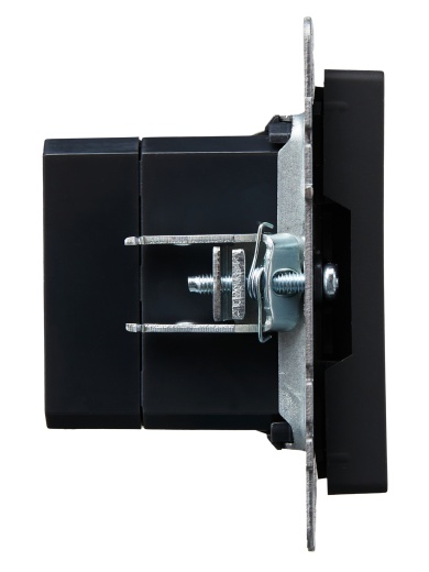 BRITE Розетка USB A+A 5В 3,1А РЮ10-1-БрГ графит IEK