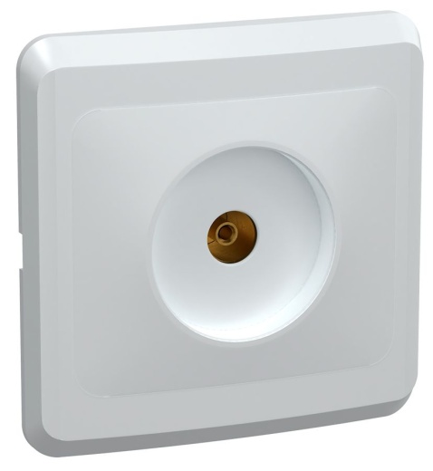 VEGA Розетка 1-местная TV РТВ10-ВБ белый IEK