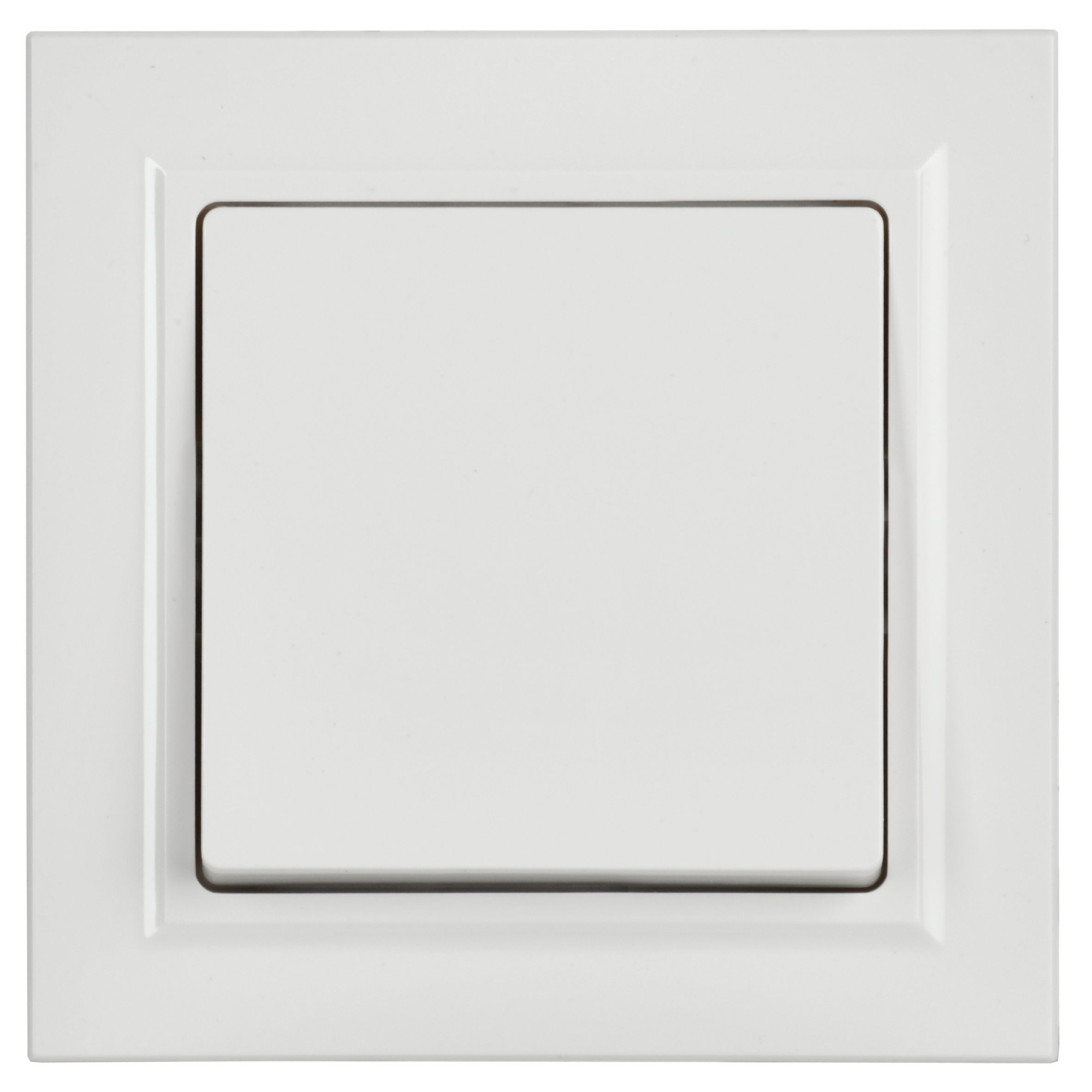 BRITE Выключатель 1-клавишный 10А в сборе ВСР10-1-0-БрБ белый IEK