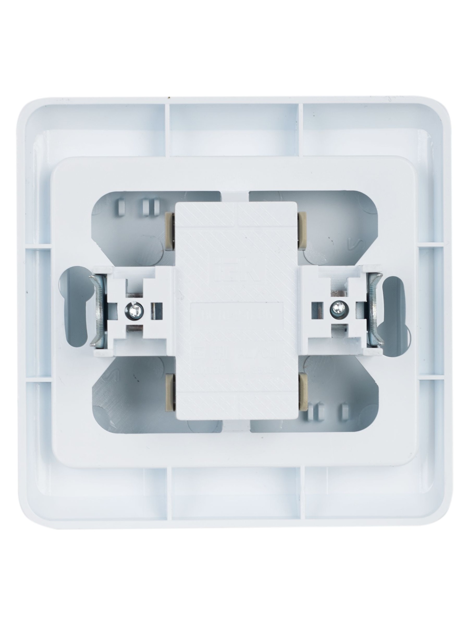 VEGA Выключатель 2-клавишный ВС10-2-0-ВБ 10А белый IEK