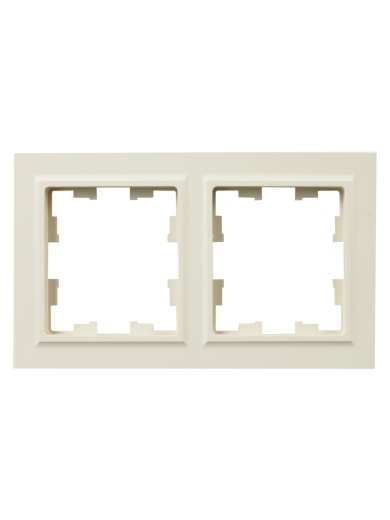 BRITE Рамка 2-местная IP44 РУ-2-БрКр-44 бежевый IEK