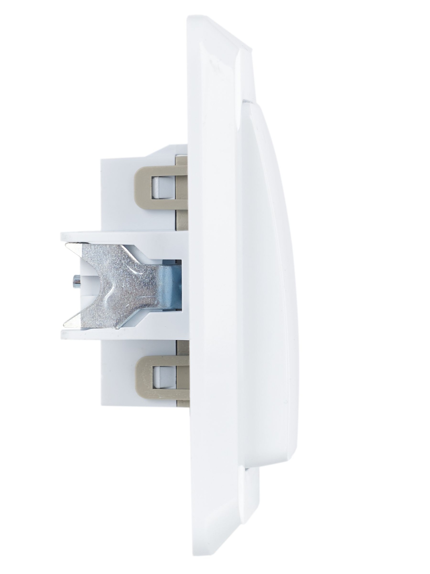 VEGA Выключатель 2-клавишный ВС10-2-0-ВБ 10А белый IEK