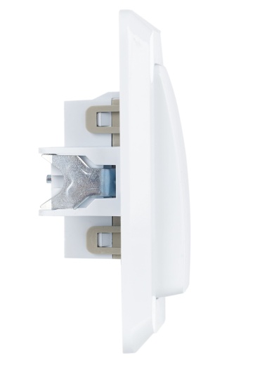 VEGA Выключатель 2-клавишный ВС10-2-0-ВБ 10А белый IEK