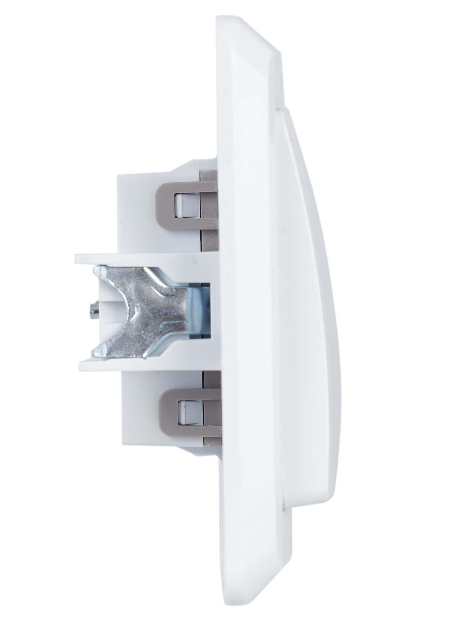 VEGA Выключатель 1-клавишный ВС10-1-0-ВБ 10А белый IEK