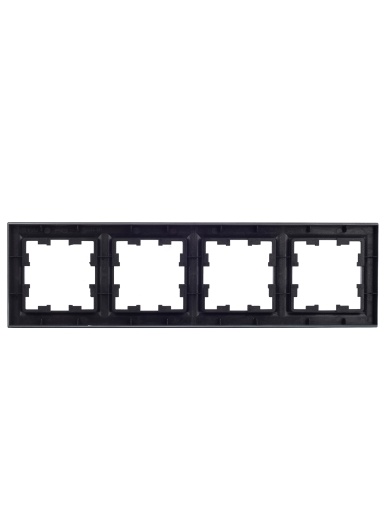 BRITE Рамка 4-местная РУ-4-БрТБ темная бронза IEK