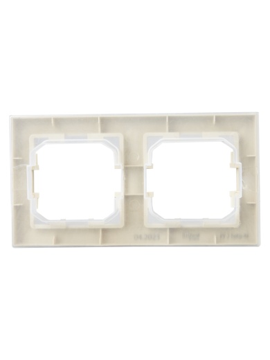 BRITE Рамка 2-местная IP44 РУ-2-БрКр-44 бежевый IEK