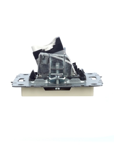 BRITE Розетка двойная TV+RJ45 кат.5E РТВ/РК12-БрКр бежевый IEK