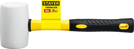 STAYER PROFI 680 г, Белая резиновая киянка (20533-680)