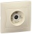KVARTA Розетка TV проходная РТВ11-ККм кремовый IEK