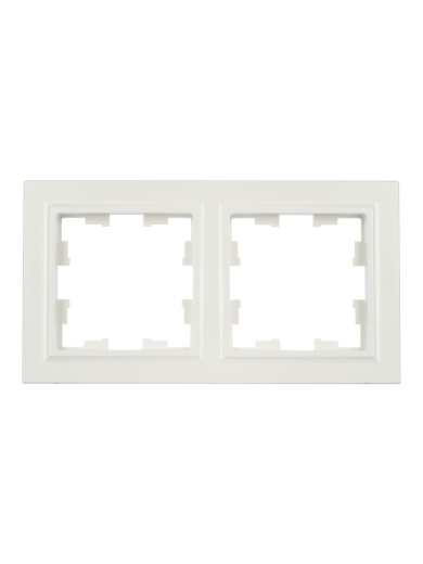 BRITE Рамка 2-местная РУ-2-БрЖ жемчуг IEK