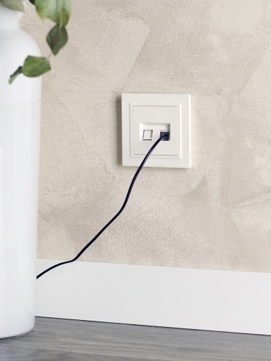 BRITE Розетка двойная RJ11+RJ45 кат.5E РК/Т12-БрЖ жемчуг IEK