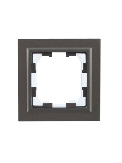 BRITE Рамка 1-местная IP44 РУ-1-БрС-44 сталь IEK