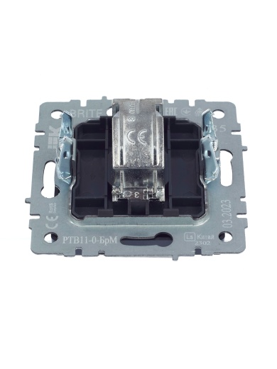 BRITE Розетка TV оконечная РТВ11-0-БрМ маренго IEK