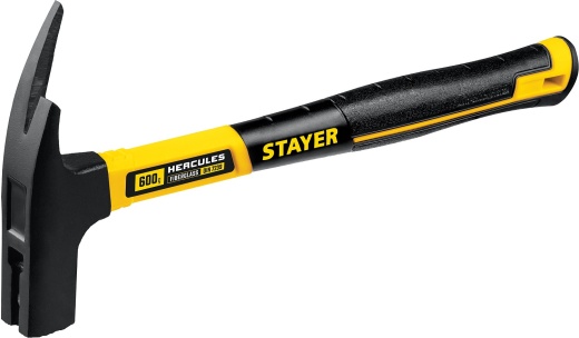 STAYER Hercules 600 г, Молоток кровельщика с фиберглассовой рукояткой (20201_z01)