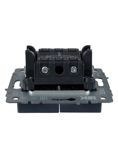 BRITE Выключатель жалюзи 10А ВС10-1-5-БрМ маренго IEK