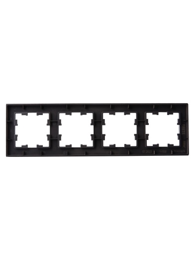 BRITE Рамка 4 -местная РУ-4-2-БрТБ стекло темная бронза IEK