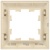 BRITE Рамка 1-местная РУ-1-Бр бежевый/шампань IEK