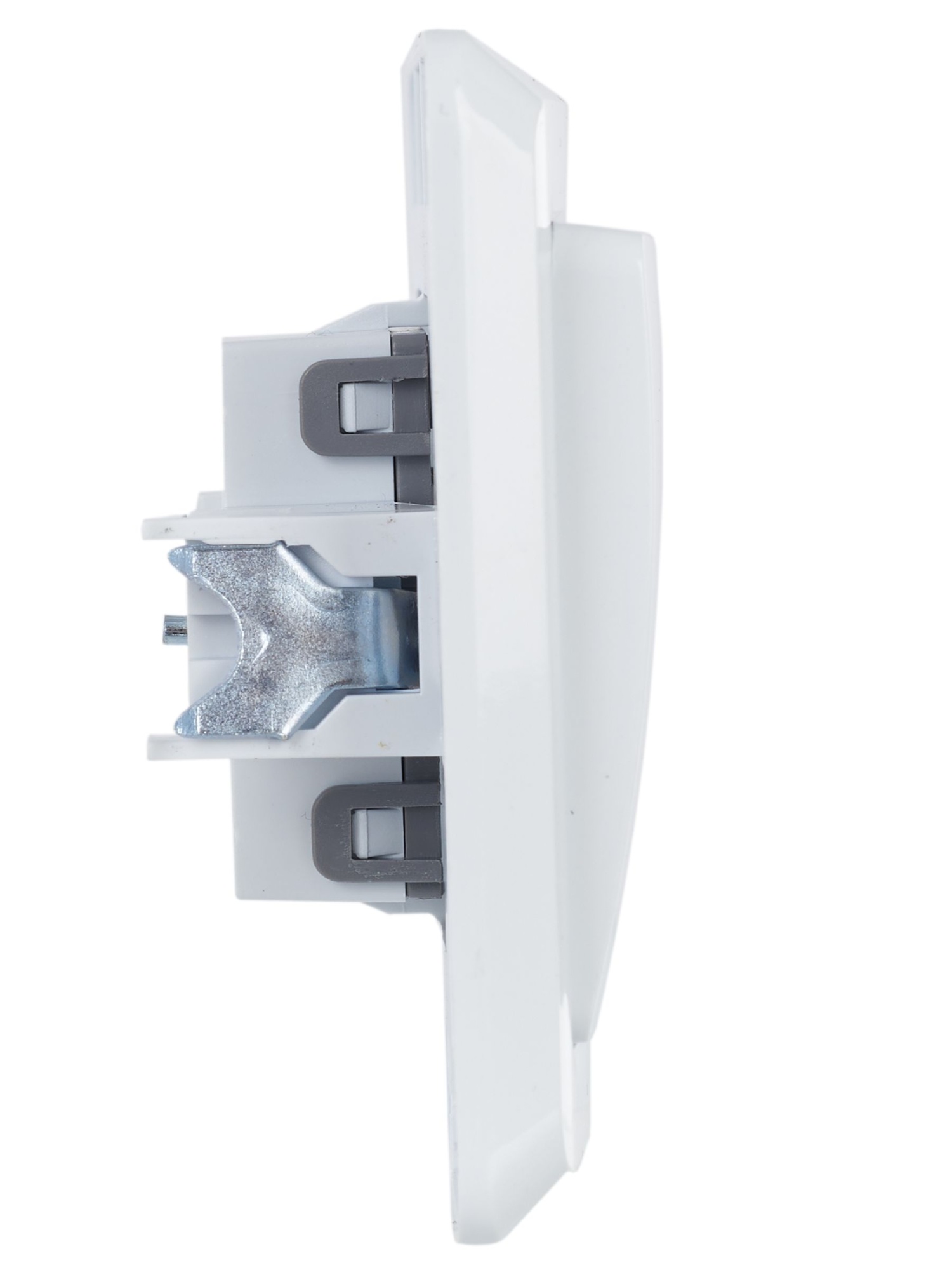 VEGA Выключатель 1-клавишный с индикацией ВС10-1-1-ВБ 10А белый IEK