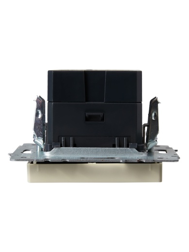 BRITE Розетка USB A+C 18Вт РЮ11-1-БрКр бежевый IEK