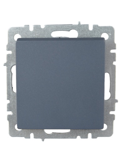 BRITE Выключатель 1-клавишный 10А ВС10-1-0-БрМ маренго IEK